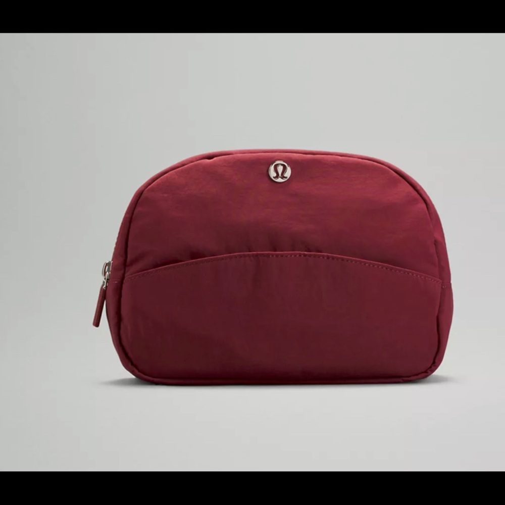 Lululemon🍋Double Zip Pouch-mulled wine - Picture 6 of 13